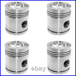 Four 4.40 Standard Pistons K261707 For David Brown Tractors 770 990
