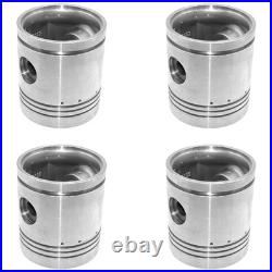 Four 4.40 Standard Pistons K261707 For David Brown Tractors 770 990