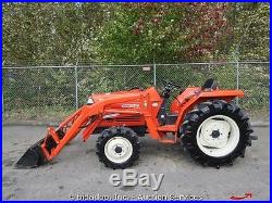 Hinomoto N239 Ag Farm Tractor 3pt Hitch 48 Loader Bucket Manual Transmission
