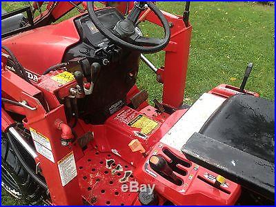 Honda Compact Tractor with Front Loader Honda model H5518 4wd and 4 wheel steer