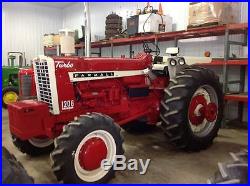 IH 1206 DIESEL TRACTOR WITH FRONT WHEEL ASSIST FOR SALE RESTORED