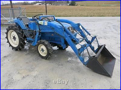 ISEKI TU180F 4X4 TRACTOR WITH LOADER, 600 HOURS, RUNS GOOD, NO RESERVE, #80554