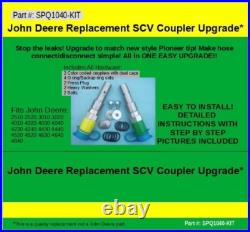 ISO (Pioneer) quick coupler conversion for John Deere 10-40 series Tractors