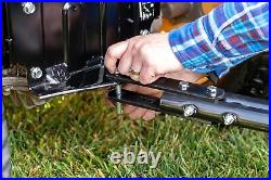 Inc 45-0606 Poly Lawn Roller, 18 x 36, Black & 45-0295 48-Inch Lawn Dethatcher