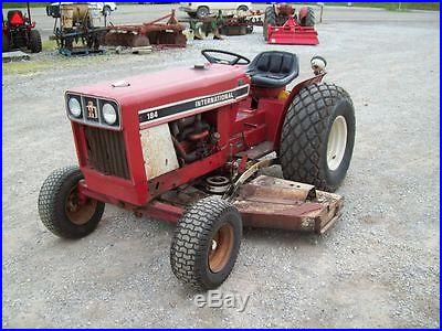 International 184 Compact Tractor with 60 Belly Mower, Sells No Reserve