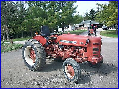 International Farmall 300 Utility Antique Tractior NO RESERVE 3 Point Hitch PTO