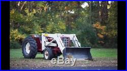 International farm tractor 574 67hp heavy duty with loader only 4000 hours