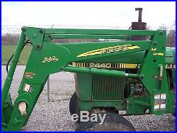 JOHN DEERE 2440 2WD TRACTOR WITH JD 542SL LOADER EXC COND