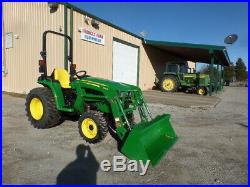 JOHN DEERE 3032E 4WD AND LOADER 2018 19HRS. WithWARR. WHY BUY NEW