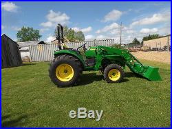 JOHN DEERE 4044R 2014 With27HRS 4WD HYDRO LDR WARR, REMAINING