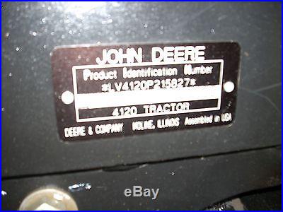 JOHN DEERE 4120- 4X4+ LOADER+POWER REVERSER TRANS WITH 926HOURS- LOW RESERVE! @@
