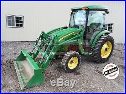 JOHN DEERE 4320 TRACTOR With 400CX LOADER, CAB, HEAT/AC, 4X4, HYDRO, 540 PTO, 48HP