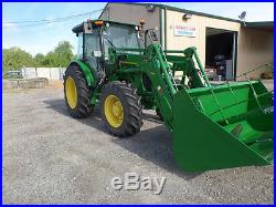 JOHN DEERE 5075M CAB 4WD LDR 2014 With 18 HRS! UNUSED CONDITON