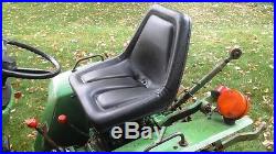 JOHN DEERE 650 COMPACT TRACTOR With 60 LOADER. 4X4. DIESEL. GOOD SHAPE