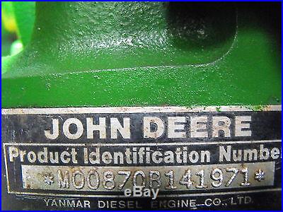 JOHN DEERE 870 4X4 W/JOHN DEERE QUICK DETACH LOADER