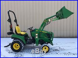 John Deere 1023E compact loader tractor