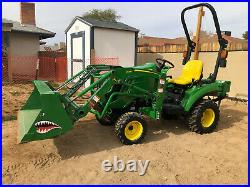 John Deere 1023E tractor Package deal with only 38.4 Hours