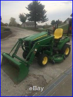 John Deere 1023 Sub Compact Tractor With 450 Hrs. D150 Loader New Mower