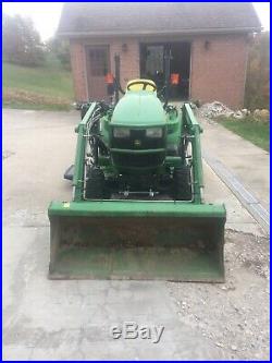 John Deere 1023 Sub Compact Tractor With 450 Hrs. D150 Loader New Mower