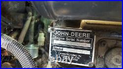 John Deere 1025R Sub-Compact Utility Tractor 2016 Backhoe Front Loader