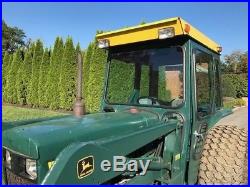 John Deere 1050 Tractor Loader 4x4 3 Point PTO Cab Diesel Farm Tractor