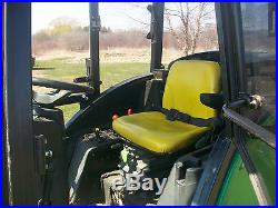 John Deere 1600 T Lawn Mower 4X4 Tractor NO RESERVE Cab Heat Snow Blower Diesel
