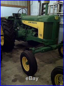 John Deere 1959 730 Diesel Electric Start 2 Cylinder Tractor