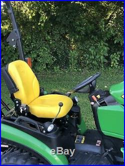 John Deere 1 Family Sub-Compact Tractors 1025R 4WD Loader 4X4 PTO Low Hours