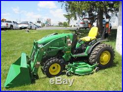 John Deere 2032R Compact Tractor with Loader and 62 Mower Deck