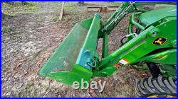 John Deere 2032R tractor + 60D Belly Mower + 270 Backhoe, 244 hrs