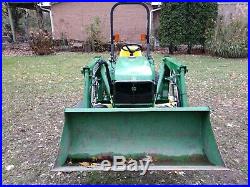John Deere 2210 4X4 Loader Mower Compact Tractor with Only 318 Hours