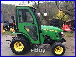 John Deere 2320 4wd Tractor With Cab, runs/operates well but needs some work