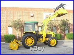 John Deere 2355 Farm Tractor Loader Low Hours Ex City 4wd With Mower Attachment