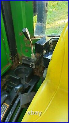 John Deere 2720 4wd Tractor with Loader Heated Cab Wheel Weights Counter weight