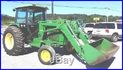 John Deere 2750 Tractor 3036 Hrs with Loader. Ships @ $1.85 per loaded mile