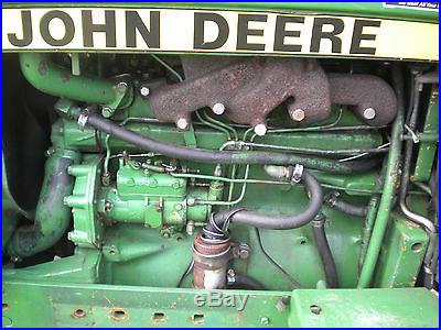 John Deere 2750 diesel tractor runs great ready to work JD cab with Cold AC