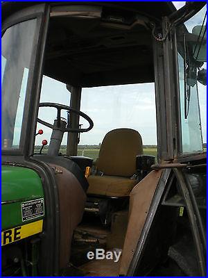 John Deere 2750 diesel tractor runs great ready to work JD cab with Cold AC
