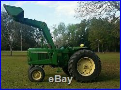 John Deere 3020 Tractor With Front End Loader 70 HP