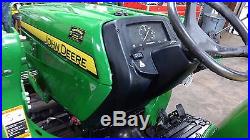 John Deere 3038e 4WD with Loader Hog and Box Blade