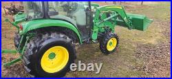 John Deere 3046r 4x4 Diesel Tractor Low Hours! Front Mount Snowblower! Loaded