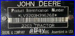 John Deere 3203H tractor 2007 LOW HOURS! Great Condition