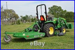 John Deere 3320 Compact Tractor, 2012, 102 Hrs, 4WD, Hydro, 4 Implements, Cruise