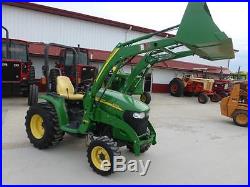 John Deere 3320 Mfwd Compact Tractor With Loader 1137 Hours Hydro Transmission