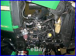 John Deere 3320 Tractor 4WD Diesel Power Reverser 72 Deck No Issues