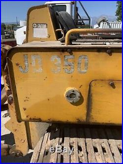 John Deere 350 Tractor Vintage Dozer Runs! Crawler Type t4f3d