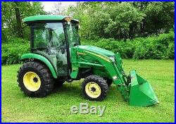 John Deere 3520 cab tractor with loader