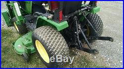 John Deere 4010 Compact Diesel 4x4 Tractor Mower & 410 Loader