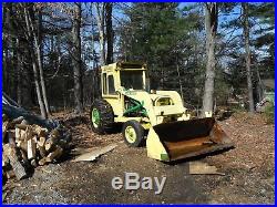 John Deere 401A Industrial Tractor/ Loader, ballast, heated cab. Third owner