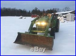 John Deere 4052R Compact Utility Tractor With H180 73 Loader 560hrs