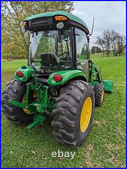 John Deere 4066R 4x4 Compact Tractor with cab and H180 loader ONLY 298 HOURS